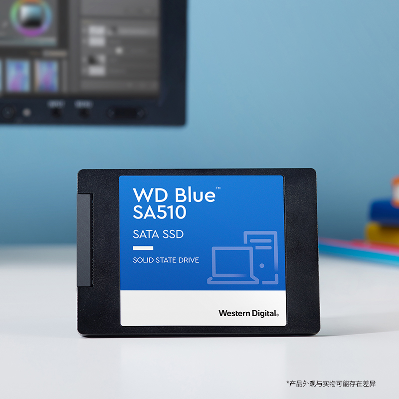 西部数据 SA510  500GB SSD固态硬盘  SATA Blue系列 3D技术 高速读写