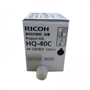 理光（RICOH)HQ-40C黑色油墨1支/(500ml/支))