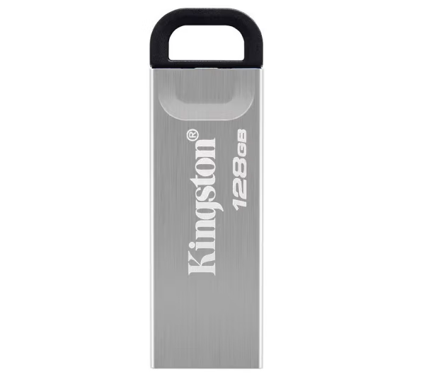 金士顿（Kingston）128GB USB 3.2 Gen 1 U盘 DTKN 金属外壳