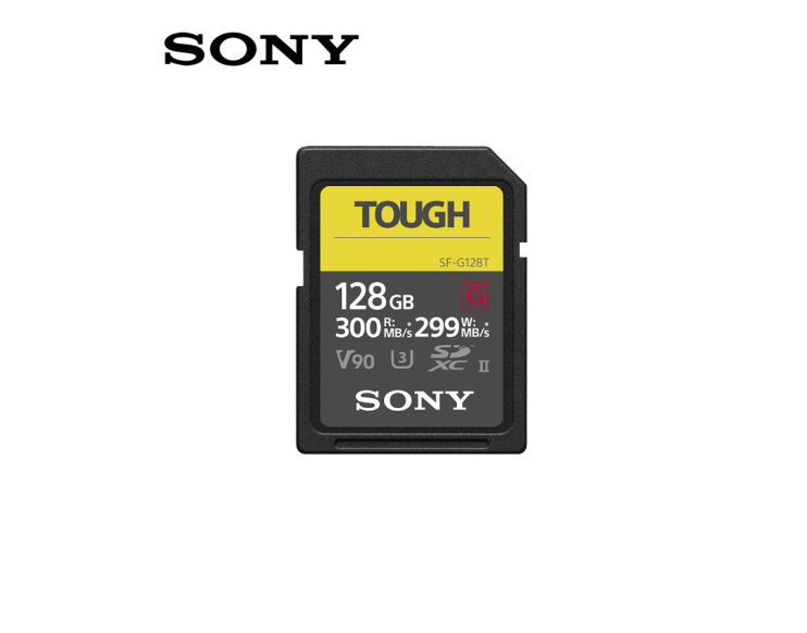 索尼（SONY）SF-G128T/T1 SF-G 系列128g TOUGH规格SD卡读取300MB/S写入299MB/S
