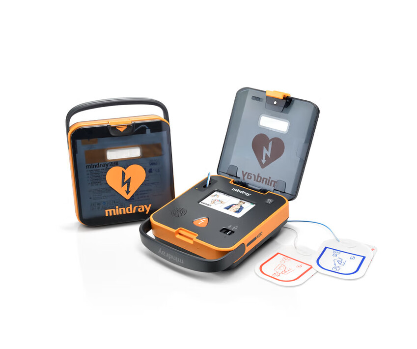 迈瑞 Mindray 半自动体外除颤器 家用便携可车载医用级心脏复苏急救 BeneHeart L2A （彩屏款-车载运动版） 配AED壁挂柜G2、含安装及培训（主机质保5年）